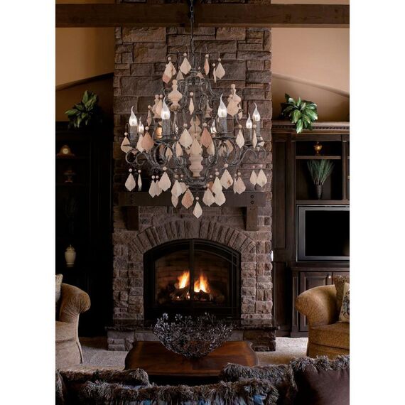 1763-5P, люстра подвесная, D500xH620/1620, 5xE14x40W, excluded, изображение 5