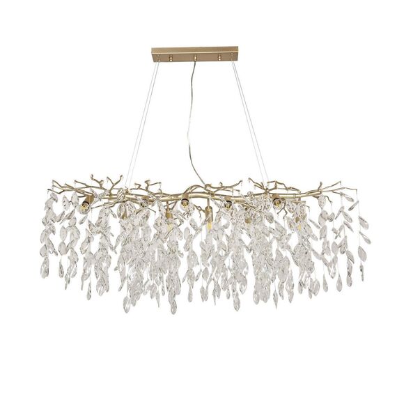 3056-10P, подвесная люстра, L1200xW500xH450/1950, 10xE14x40W, excluded, изображение 2