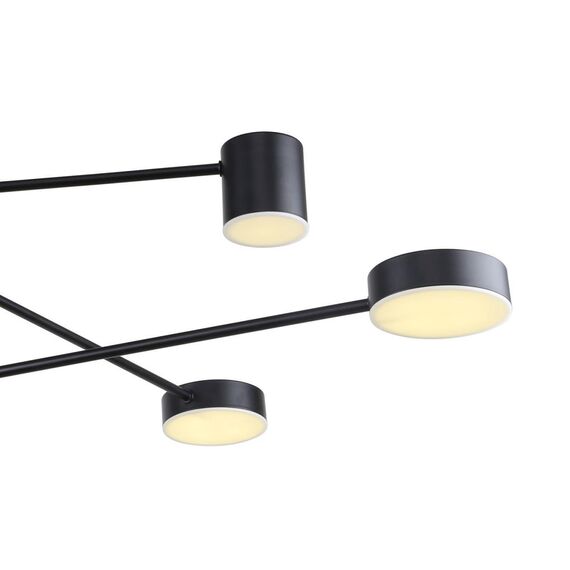 3094-6P, потолочная люстра, D900xH490/790, 3xLEDx5W + 3xLEDx7W, 1464LM, 4000K, included, изображение 4