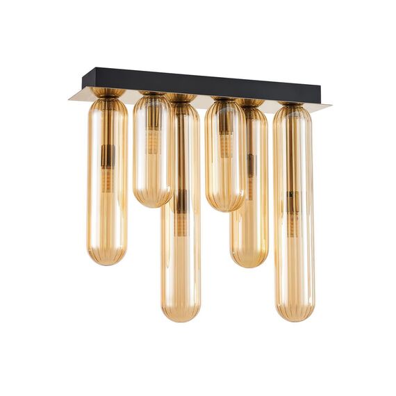 4455-6P, потолочный светильник, L380xW100xH355, 6xG9x28W, excluded, изображение 2