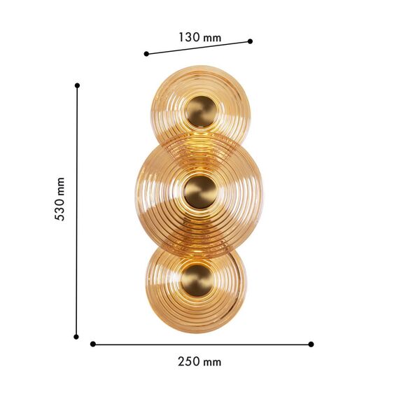 4571-3W, настенный светильник, D130xW250xH530, LEDx16W, 1120LM, 4000K, included, изображение 2