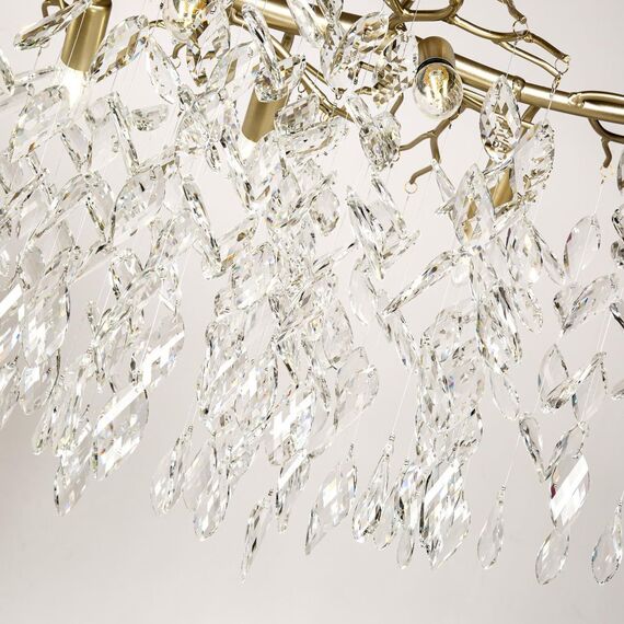 3056-10P, подвесная люстра, L1200xW500xH450/1950, 10xE14x40W, excluded, изображение 6