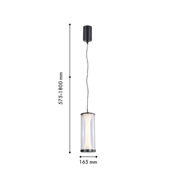 4245-1P, подвес, D165xH575/1800, LEDx12W, 294LM, 4000K, included, изображение 2