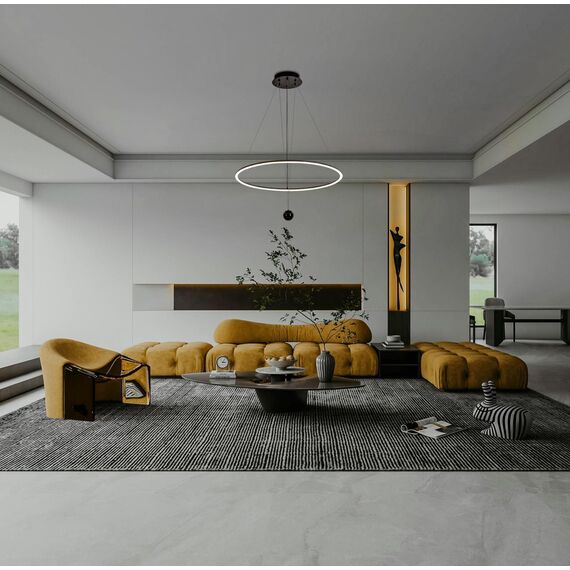 4588-6P, подвесная люстра, D600xH600/1500, LEDx38W, 3040LM, 4000K, included, изображение 8