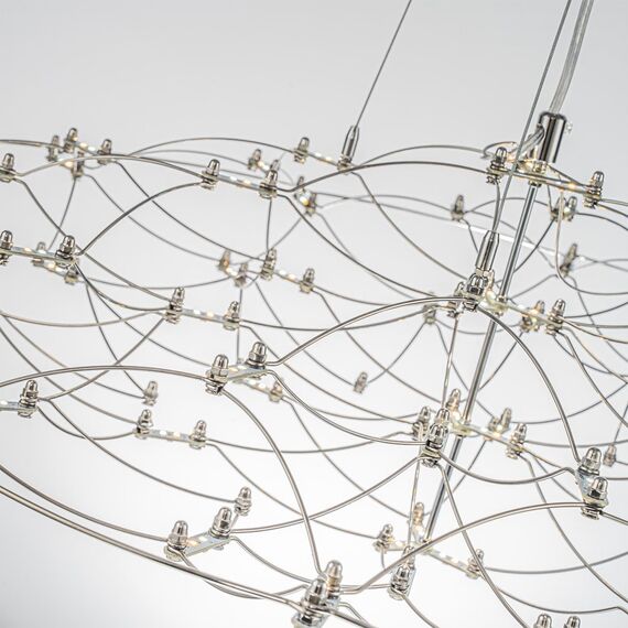 4305-8P, подвесная люстра, D785xH270/2270, LEDx46W, 5580LM, 3000K/4500K/6000K, included, remote control, изображение 4