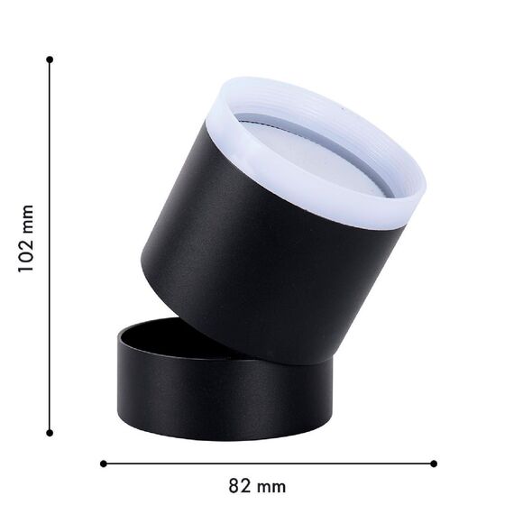 4710-1C, накладной светильник, D83xH102, 1xGX53LEDx15W, IP20, excluded, изображение 2