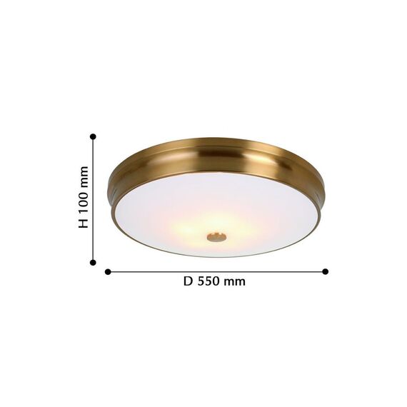 2375-5C, потолочный светильник, D550xH120, 5xE27x40W, excluded, изображение 2