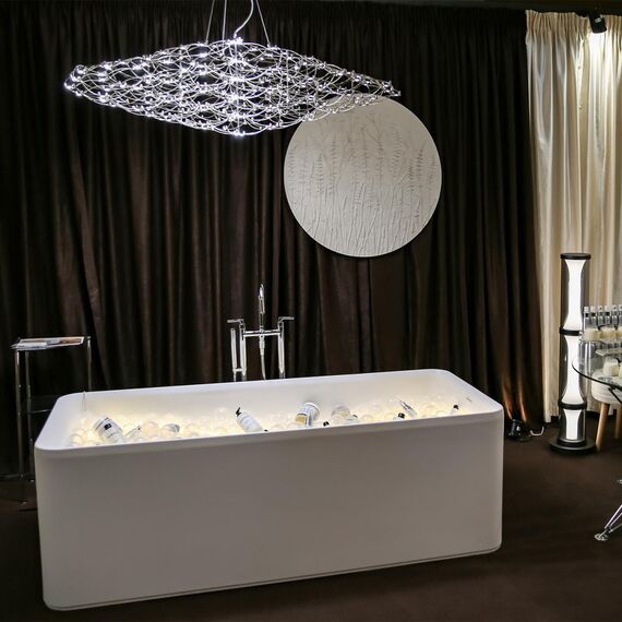 4305-8P, подвесная люстра, D785xH270/2270, LEDx46W, 5580LM, 3000K/4500K/6000K, included, remote control, изображение 12