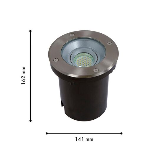 3040-1U, уличный светильник, L141xW141xH162, 1xGU10x35W, IP67, excluded, изображение 3
