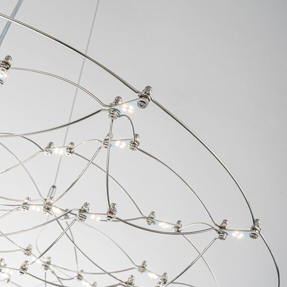 4305-8P, подвесная люстра, D785xH270/2270, LEDx46W, 5580LM, 3000K/4500K/6000K, included, remote control, изображение 5