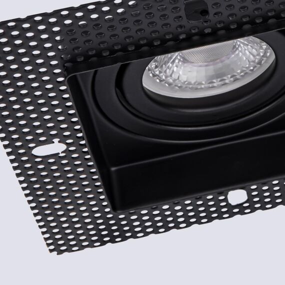 4536-1C, врезной светильник под штукатурку, L125xW125xH36, cutout:L80xW80, 1xGU10x35W, IP20, excluded, изображение 3