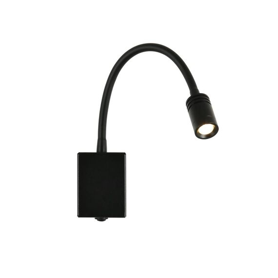 1957-1W, настенный светильник, D120xW60xH200, 1xLEDx3W, 240LM, 3000K, included, switch