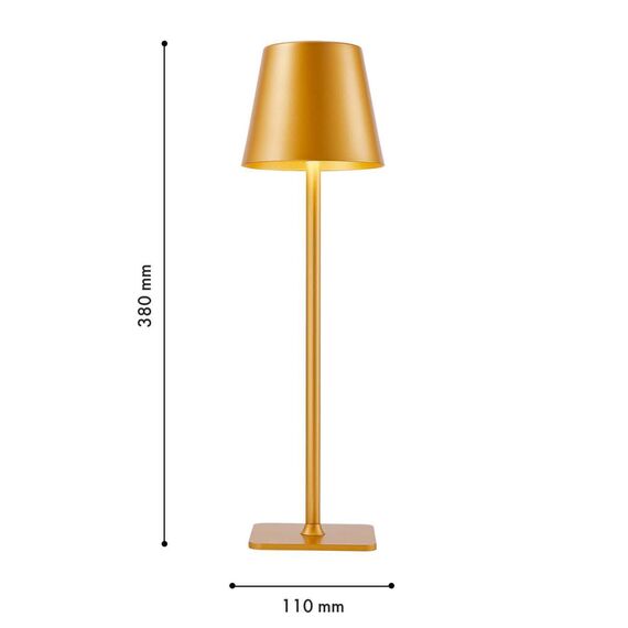 4616-1T, настольный светильник, D110xH380, LEDx3.5W, 265LM, 4000K, included, touch dimmer, изображение 3