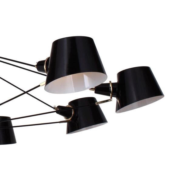 1512-9P, люстра подвесная, D1200xH450, 9xE14x40W, excluded, изображение 4