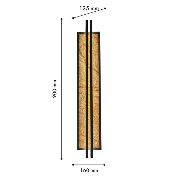 4441-2W, настенный светильник, D125xW160xH900, LEDx35W, 265LM, 4000K, included, изображение 3