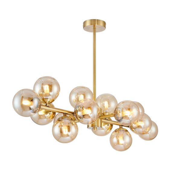 2649-14P, подвесная люстра, L860xW430xH370/550, 14xG9x28W, excluded