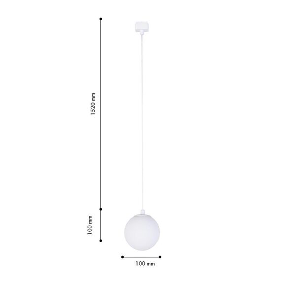 4156-1P, подвес, D100xH1650, LEDx6W, 42V, угол рассеивания: 120°, 380LM, 3000-6000K, IP20, included, изображение 3