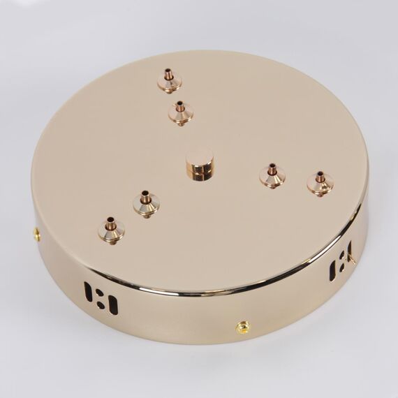 4591-180-6GD, потолочная чаша, D180xH40, цвет золотой, изображение 4