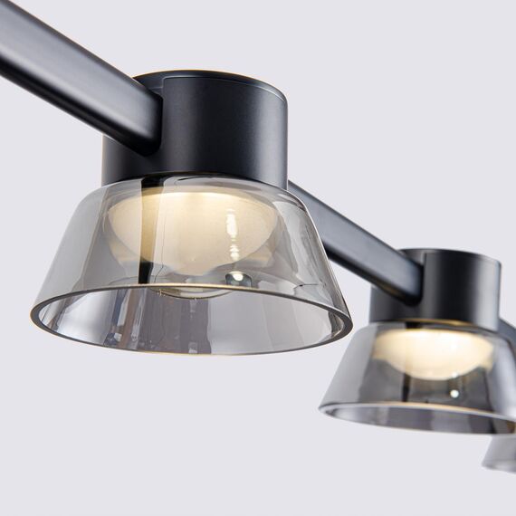 4247-5P, подвесная люстра, L1180xW100xH1200/1800, 5xLEDx6W, 600LM, 4000K, included, изображение 4