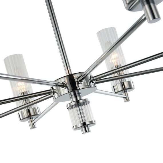 2672-16P, подвесная люстра, D850xH410/1410, 16xE14x40W, excluded, изображение 5