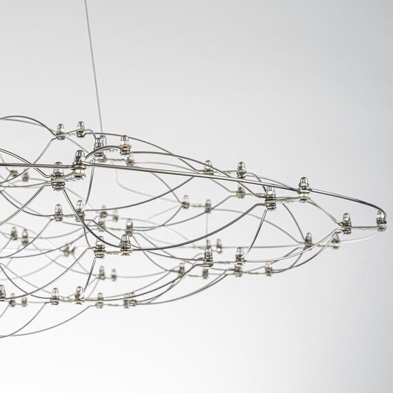 4305-8P, подвесная люстра, D785xH270/2270, LEDx46W, 5580LM, 3000K/4500K/6000K, included, remote control, изображение 7