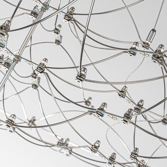 4305-8P, подвесная люстра, D785xH270/2270, LEDx46W, 5580LM, 3000K/4500K/6000K, included, remote control, изображение 9