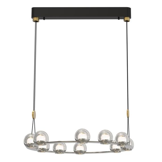 4291-10P, подвесная люстра, D680xH1500/1575, 10xLEDx7.2W, 5700LM, 4000K, included