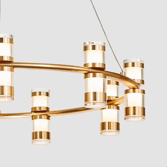 4323-9P, подвесная люстра, D600xH170/1800, 9xLEDx3W, 2160LM, 4000K, included, изображение 3