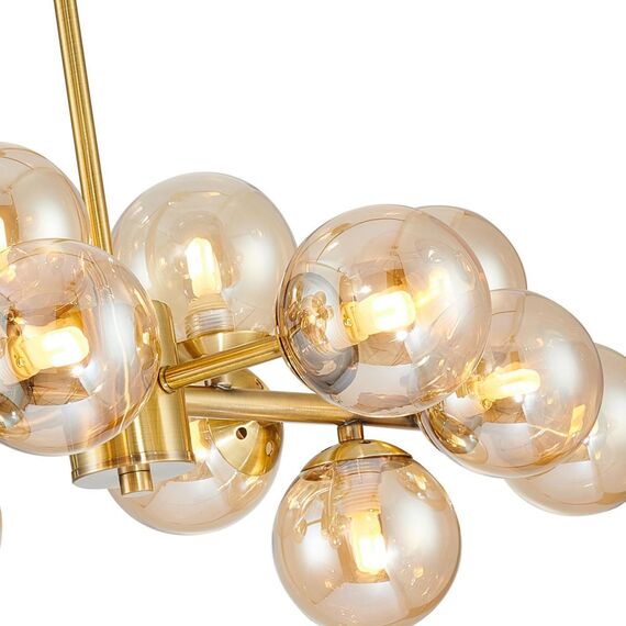 2649-14P, подвесная люстра, L860xW430xH370/550, 14xG9x28W, excluded, изображение 8