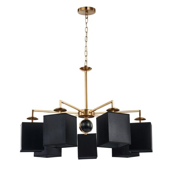 2822-7P, подвесная люстра, D790xH455/1520(H560/1625), 7xE14x40W, excluded, изображение 9