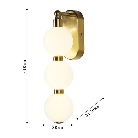 4014-1W, настенный светильник, D120xW80xH310, LEDx7W, 560LM, 4000K, included, изображение 3
