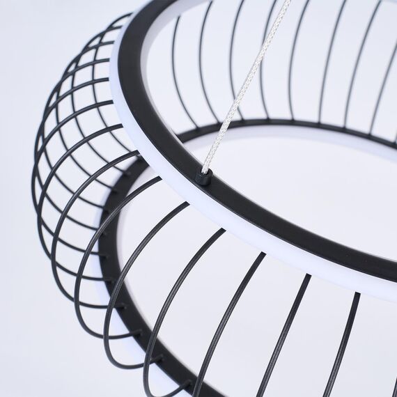 4435-2P, подвесная люстра, D500xH300/1200, LEDx40W, 4300LM, 3000-6000K, included, remote control, изображение 5