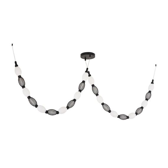 4560-2PC, подвесная/потолочная люстра, D200xH1780/2780 + D640xH890/1775 + D1800xH820/1725, 2xLEDx18W, 1630LM, 4000K, included, изображение 8