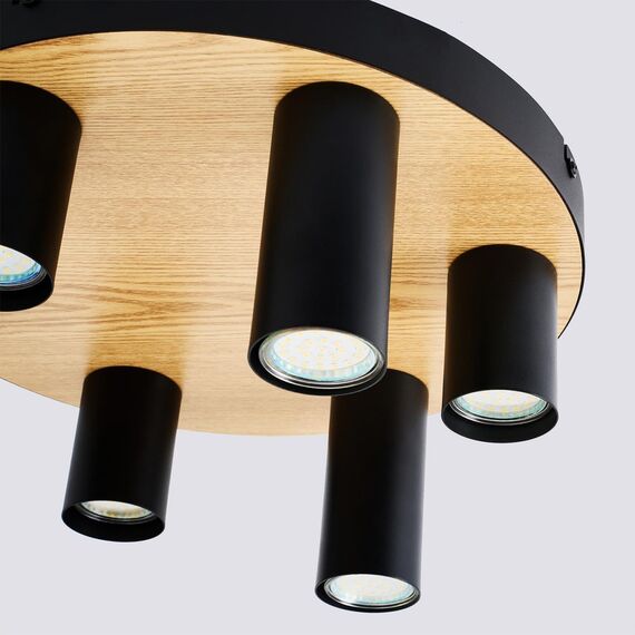 4431-6U, потолочный светильник, D360xH155, 6xGU10x50W, excluded, изображение 3