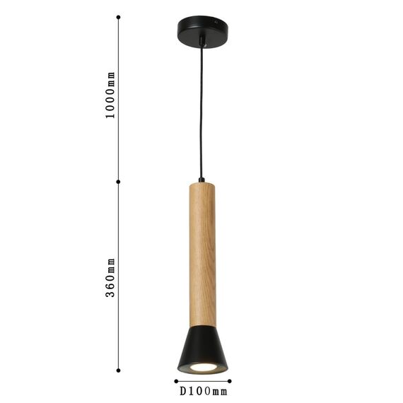 2984-1P, подвес, D100xH360/1360, 1xGU10LEDx5W, excluded, изображение 3