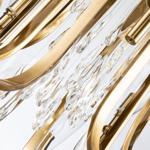 2968-15P, подвесная люстра, D900xH690/1690, 15xE14x40W, excluded, изображение 7