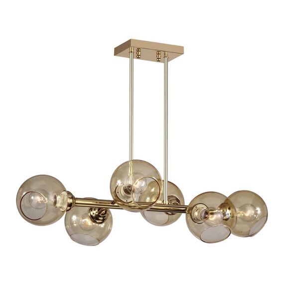 1840-6P, люстра подвесная, D850xH350/600, 6xE27x40W, excluded