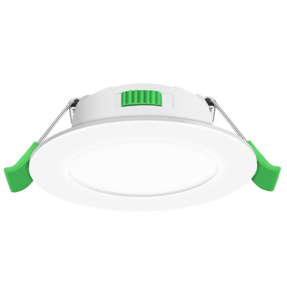 4644-1C, врезной светильник, D86xH30, cutout:D68, LEDx5W, 420LM/460LM/440LM, 3000K/4000K/6500K, IP44, CRI>80, beam angle:120, included