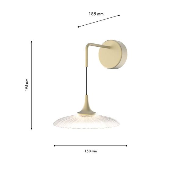 4657-1W, настенный светильник, D195xW150xH185, LEDx4W, 280LM, 4000K, included, изображение 3