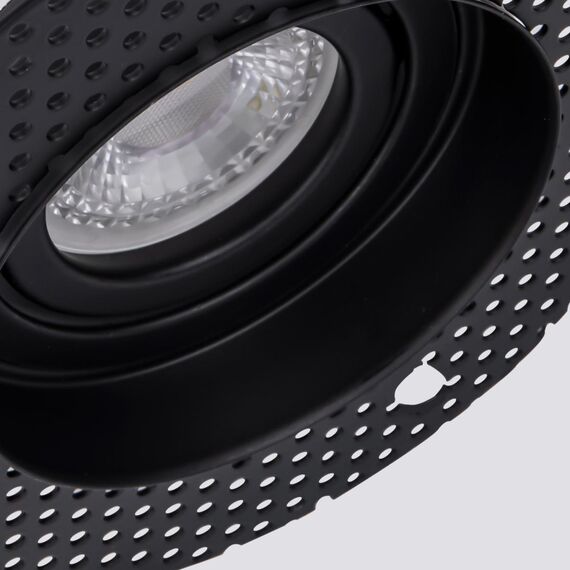 4535-1C, врезной светильник под штукатурку, D125xH36, cutout:D80, 1xGU10x35W, IP20, excluded, изображение 3