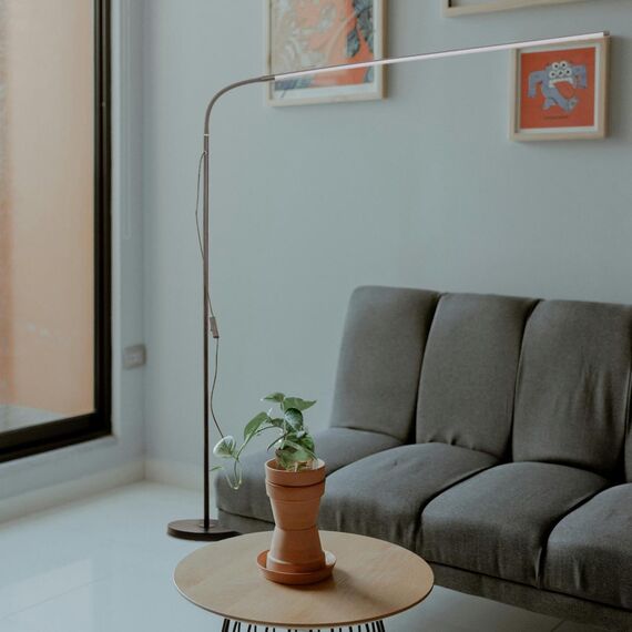 4515-1F, напольный светильник, L1235xW220xH1350/2000, LEDx20W, 1600LM, 3000K, included, switch, изображение 3