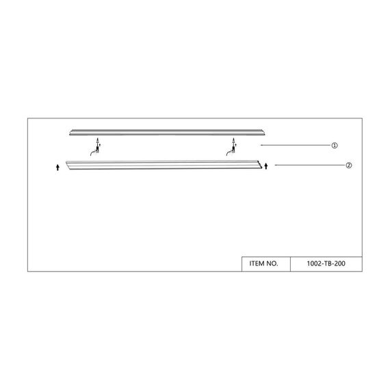 1002-TB-200, шинопровод, L2000xW30xH5, IP20, изображение 4