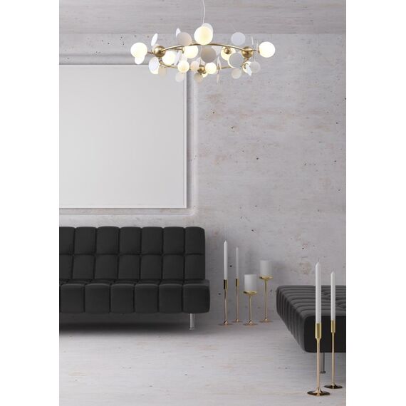 2771-12P, подвесная люстра, D1050xH240/1120, 12xG9x25W, excluded, изображение 6