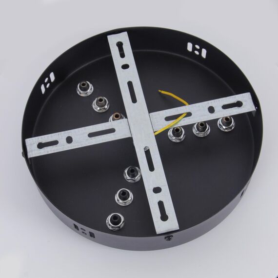 4591-220-9BL, потолочная чаша, D220xH40, цвет черный, изображение 3