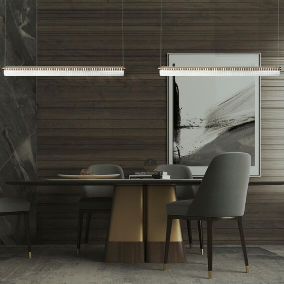 4489-1P, подвесная люстра, L930xW70xH220/1200, LEDx15W, 450LM, 4000K, included, изображение 4