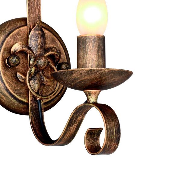 2159-1W, настенный светильник, D180xW120xH220, 1xE14x40W, excluded, изображение 3