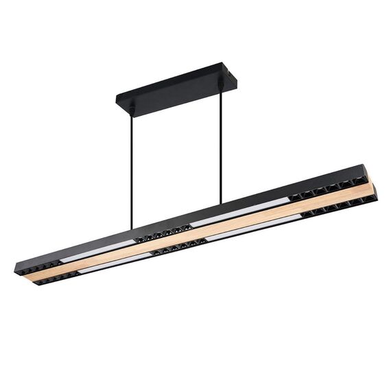 4440-4P, подвесная люстра, L900xW90xH1300/1500, LEDx24W, 2500LM, 4000K, included, изображение 2