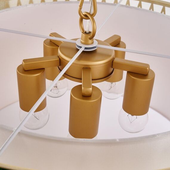 4133-5P, подвесная люстра, D500xH395/1395, 5xE27x60W, excluded, изображение 7