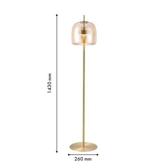 4235-1F, напольный светильник, D260xH1430, LEDx21W, 1000LM, 4000K, included, switch, изображение 3