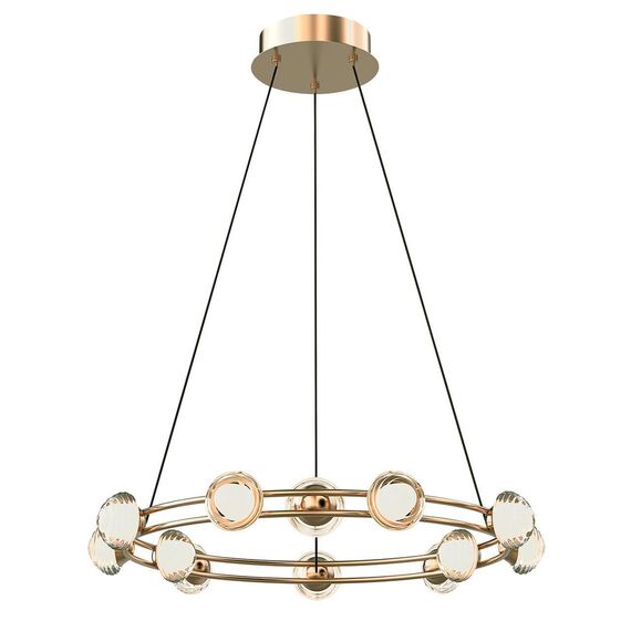 4382-12P, подвесная люстра, D550xH1880, 12xLEDx3.3W, 2800LM, 4000K, CRI>90, included, изображение 2